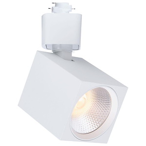 ColorQuick - 8W LED 48 Degree H Style Square Track Head-2.28 Inch Tall and 2.28 Inch Wide - 1421013