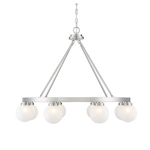8 Light Chandelier-Mid-Century Modern Style with Transitional and Modern Inspirations-26.5 inches tall by 34 inches wide - 929633