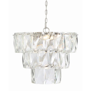 7 Light Chandelier-Contemporary Style with Shabby Chic and Inspirations-17 inches tall by 20 inches wide