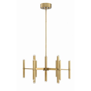 36W 18 LED Chandelier-Modern Style with Contemporary and Scandinavian Inspirations-14.5 inches tall by 26 inches wide - 820504