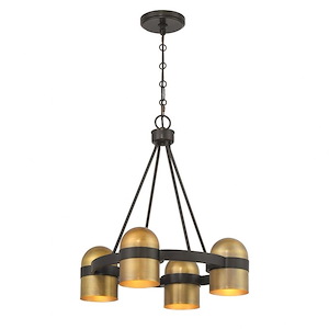 Andover - 4 Light Chandelier-22 Inch Tall and 20 Inch Wide - 1375368