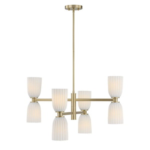 Baldwin - 8 Light Chandelier-17.75 Inch Tall and 30 Inch Wide - 1399510