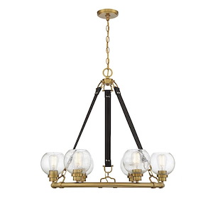 Bozeman - 6 Light Chandelier In Modern Style-27 Inches Tall and 29 Inches Wide