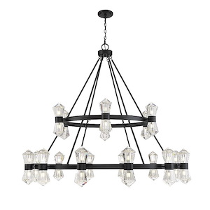 Dryden - 144W 36 Led Chandelier In Glam Style-52 Inches Tall And 60 Inches Wide - 1217306