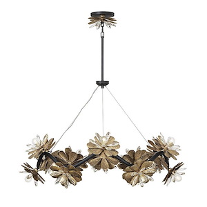 Giselle - 24 Light Chandelier In Modern Style-26.5 Inches Tall and 46 Inches Wide