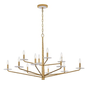 Judi - 12 Light Chandelier-28 Inch Tall and 48 Inch Wide - 1399611