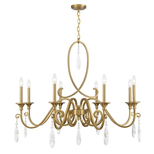 Fairchild - 8 Light Chandelier In Glam Style-35 Inches Tall and 42 Inches Wide - 1324922