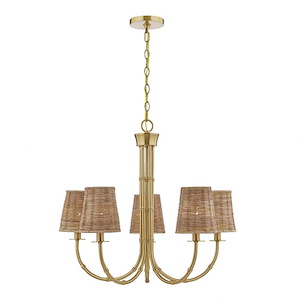 Ashbury - 5 Light Chandelier-23.5 Inch Tall and 27.5 Inch Wide - 1375377