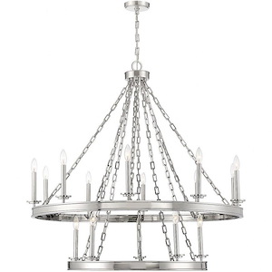 15 Light Chandelier-44 inches tall by 45 inches wide