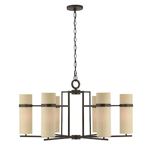 Weston - 6 Light Chandelier-17.25 Inch Tall and 34 Inch Wide - 1399661