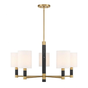 Conrad - 5 Light Chandelier-18 Inch Tall and 28 Inch Wide - 1375380