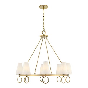 Wilkes - 8 Light Chandelier-32.75 Inch Tall and 36 Inch Wide - 1399586