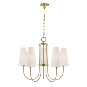 Wilkes - 5 Light Chandelier-24 Inch Tall and 30 Inch Wide - 1399549