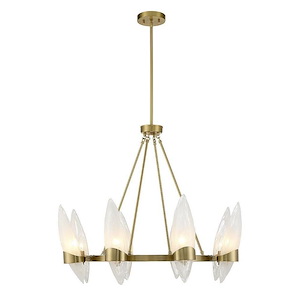 Nouvel - 8 Light Chandelier In Modern Style-27 Inches Tall and 31 Inches Wide - 1279318