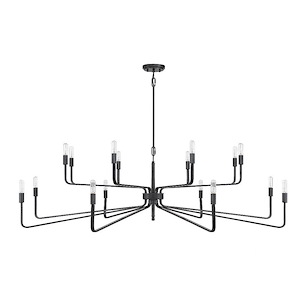 16 Light Chandelier-18 inches tall by 57 inches wide - 1046251