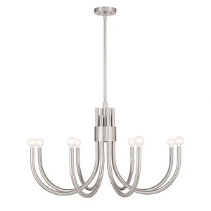 Sorrento - 8 Light Chandelier In Traditional Style-21 Inches Tall and 34 Inches Wide
