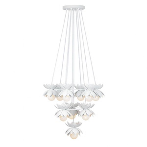 Pacha - 10 Light Chandelier In Modern Style by Breegan Jane -54 Inches Tall and 25 Inches Wide