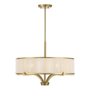 Wynwood - 5 Light Chandelier In Mid-Century Modern Style-17.5 Inches Tall and 24 Inches Wide