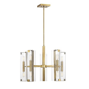 10 Light Chandelier-Contemporary Style with Modern and Scandiinavian Inspirations-18.5 inches tall by 25 inches wide - 731183