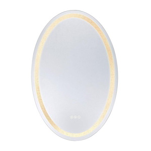 Cordova - 40W LED Oval Frontlit Mirror-36 Inch Tall and 24 Inch Wide - 1393357