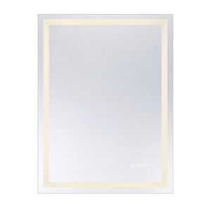 Beckett - 44W LED Rectangle Frontlit Mirror-32 Inch Tall and 24 Inch Wide