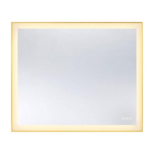 Paulding - 56W LED Rectangle Frontlit Mirror-36 Inch Tall and 30 Inch Wide - 1393364