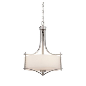 3 Light Pendant-Transitional Style with Nautical and Rustic Inspirations-23 inches tall by 18 inches wide - 440622