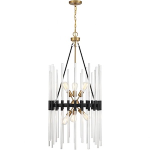 Santiago - 6 Light Pendant In Mid-Century Modern Style-42.5 Inches Tall and 20 Inches Wide - 1325085