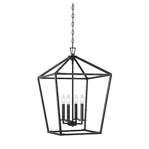 Townsend - 4 Light Pendant-26 Inches Tall and 17 Inches Wide - 1338344