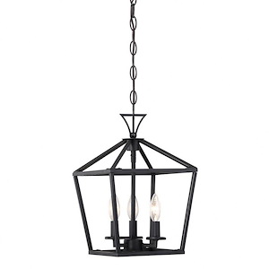 3 Light Foyer-Transitional Style with Contemporary and Farmhouse Inspirations-15 inches tall by 10 inches wide - 731179