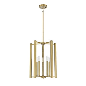 5 Light Pendant-20.5 inches tall by 16 inches wide - 1040601