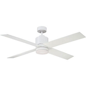 Dayton - 4 Blade Ceiling Fan With Light Kit-14.5 Inches Tall and 52 Inches Wide