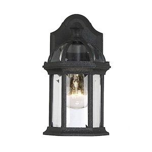1 Light Outdoor Wall Lantern-Traditional Style with Transitional and Rustic Inspirations-10.5 inches tall by 5.5 inches wide - 97470