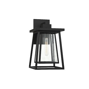 Denver - 1 Light Outdoor Wall Lantern In Mission Style-18 Inches Tall And 10 Inches Wide
