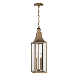 Lancaster - 2 Light Outdoor Hanging Lantern-25.25 Inch Tall and 7 Inch Wide - 1399614