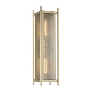 Jacobs - 2 Light Outdoor Wall Lantern-22 Inch Tall and 5.75 Inch Wide - 1399536
