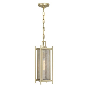 Jacobs - 1 Light Outdoor Hanging Lantern-18.25 Inch Tall and 5.75 Inch Wide - 1399597