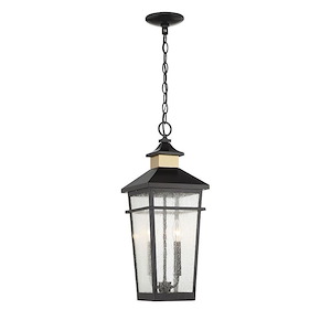 Kingsley - 2 Light Outdoor Hanging Lantern In Coastal Style-22.5 Inches Tall and 8.5 Inches Wide - 1279374