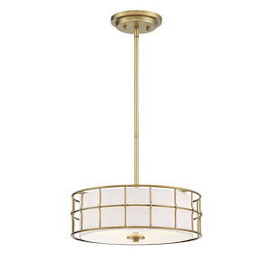 3 Light Convertible Semi-Flush Mount-Contemporary Style with Industrial and Transitional Inspirations-5.25 inches tall by 15 inches wide - 882110