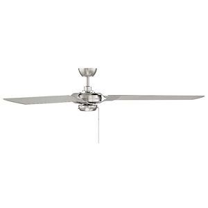 3 Blade Ceiling Fan-Contemporary Style with Modern and Industrial Inspirations-6.93 inches tall by 62 inches wide