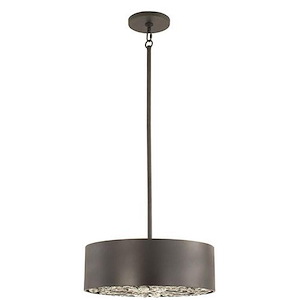 Azores - 4 Light Convertible Semi-Flush Mount In Glam Style-6 Inches Tall and 18 Inches Wide - 1161262