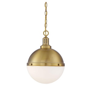 2 Light Pendant-Transitional Style with Industrial and Mid-Century Modern Inspirations-17.75 inches tall by 13 inches wide