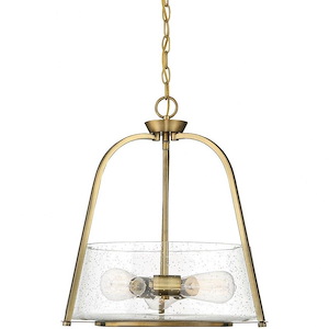 3 Light Pendant-Transitional Style with Contemporary and Bohemian Inspirations-19 inches tall by 18 inches wide