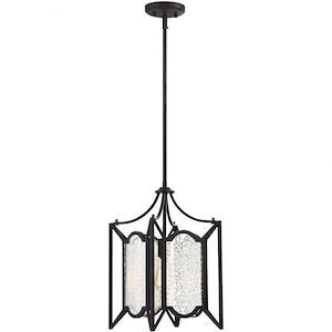 1 Light Pendant-Transitional Style with Bohemian and Traditional Inspirations-17 inches tall by 10 inches wide