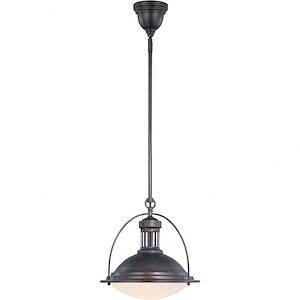 1 Light Pendant-Industrial Style with Transitional Inspirations-27 inches tall by 13 inches wide