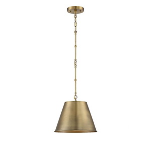 1 Light Pendant-Traditional Style with Transitional and Contemporary Inspirations-12.5 inches tall by 18.25 inches wide - 1302295