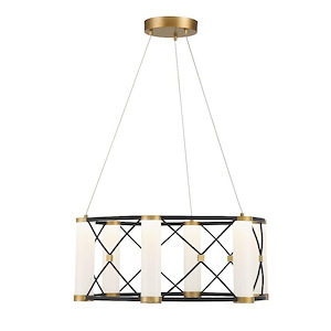 Aries - 42W 6 Led Pendant In Contemporary Style-10 Inches Tall And 26 Inches Wide