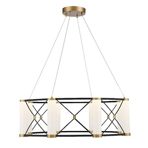 Aries - 56W 8 Led Pendant In Contemporary Style-10 Inches Tall And 34 Inches Wide - 1217275