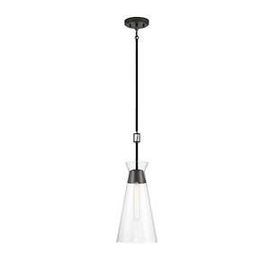 Lakewood - 1 Light Pendant In Mid-Century Modern Style-22 Inches Tall and 8 Inches Wide - 1105876