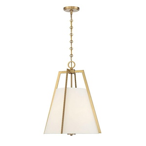 Mansfield - 3 Light Pendant In Transitional Style-21 Inches Tall and 18 Inches Wide